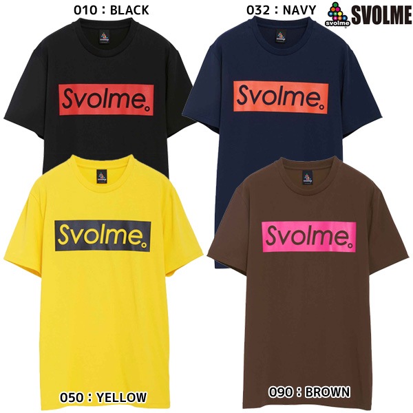 【ネコポス対応可】 スボルメ SVOLME BOXロゴDRY T 1201-48600 サッカー フットサル ウェア Tシャツ 半袖 メンズ レディース 男女兼用