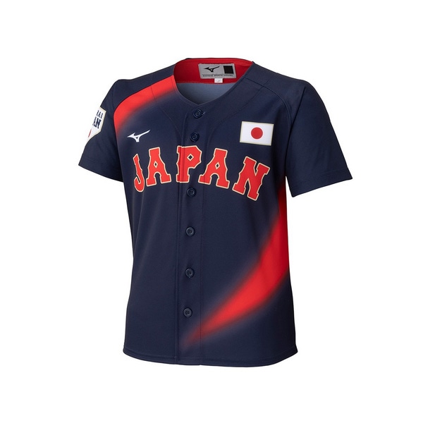日本　ユニホーム　半袖　野球　侍ジャパン　MIZUNO製　 ロゴ刺繍 野球日本代表・侍ジャパンのオフィシャルグッズ発売｜ミズノ株式会社