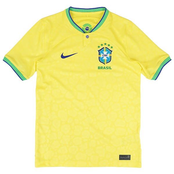 【ジュニア】ブラジル代表 CBF 2022 ホーム レプリカユニフォーム DN0824-740 半袖 イエロー 子供用 ナイキ NIKE