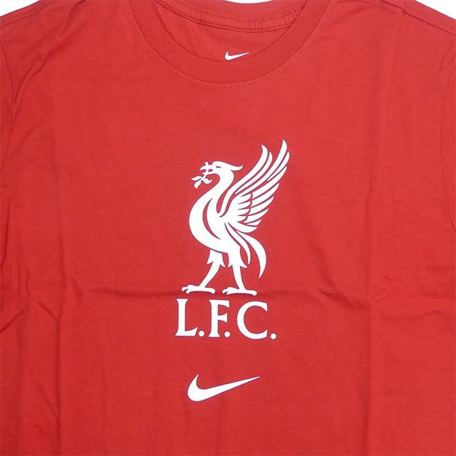 リバプールFC LFC Tシャツ CZ8182-657 ロゴTee カジュアル 半袖 普段着 レッド 赤 ナイキ NIKE