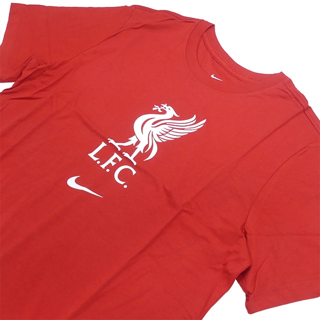 リバプールFC LFC Tシャツ CZ8182-657 ロゴTee カジュアル 半袖 普段着 レッド 赤 ナイキ NIKE