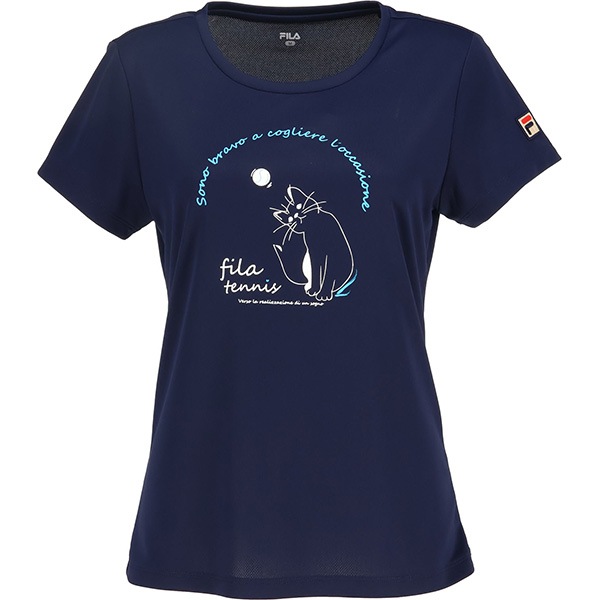 FILA フィラ テニスウェア レディース グラフィックTシャツ