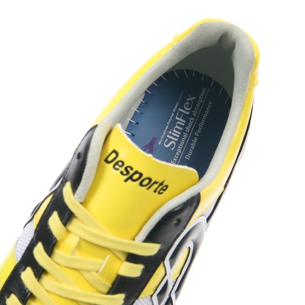 サンルイスKT ホワイトシルバー×グリーン デスポルチフットサルシューズ　24 フットサルシューズ| デスポルテ