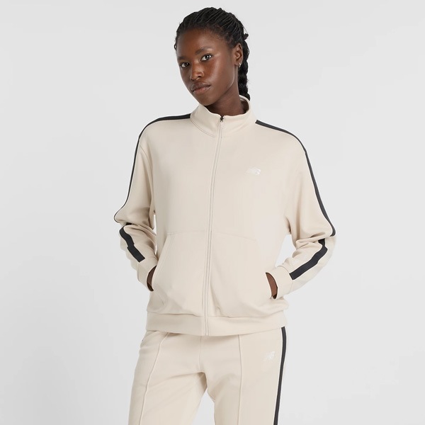 新品 FCRB ジャージ トレーニングトラックジャケット　ベージュ スポーツアパレル,レディース一般アパレル,ジャージのニューバランス