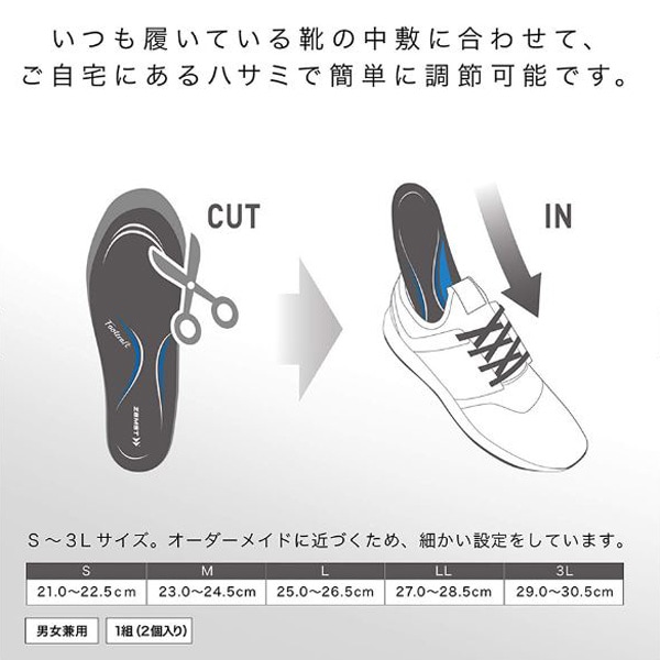 ザムスト ZAMST インソール フットクラフト スタンダード Footcraft STANDARD 3795 LOW MIDDLE HIGH