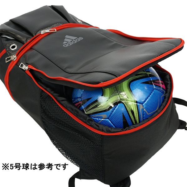 アディダス adidas ボール用デイパック 27L ADP26BKR バックパック リュックサック ボール シューズ収納