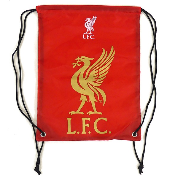 リバプール オフィシャル ジムバッグ LIV_GYMBAG_CR サポーターグッズ 44×33cm レッド