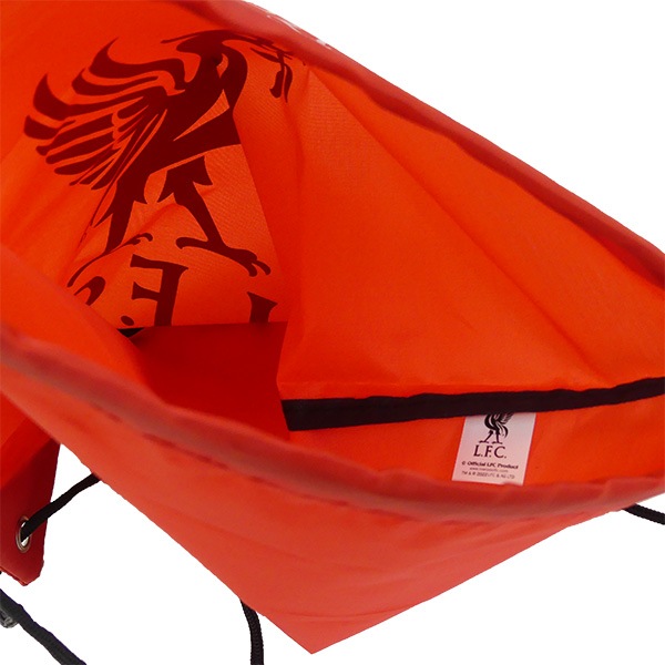 リバプール オフィシャル ジムバッグ LIV_GYMBAG_CR サポーターグッズ 44×33cm レッド