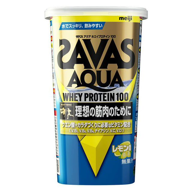 ザバス SAVAS アクア ホエイプロテイン 100 レモン風味 294g 14食分 CA1343 スポーツ ボディメイク