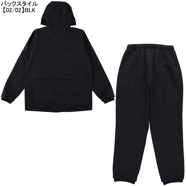 【上下セット】【ジュニア】 スパッツィオ Spazio 裏シャギー Jr.テクニカルラインジップパーカー パンツ 上下 TP0665-BT0300 サッカー フットサル 子供用