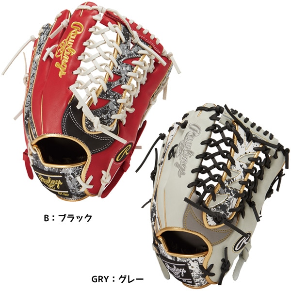 ローリングス Rawlings 軟式用 グローブ  HOHR BLIZZARD & Wizard 外野手用 サイズ12.5 一般 社会人 GR3HOB88MG