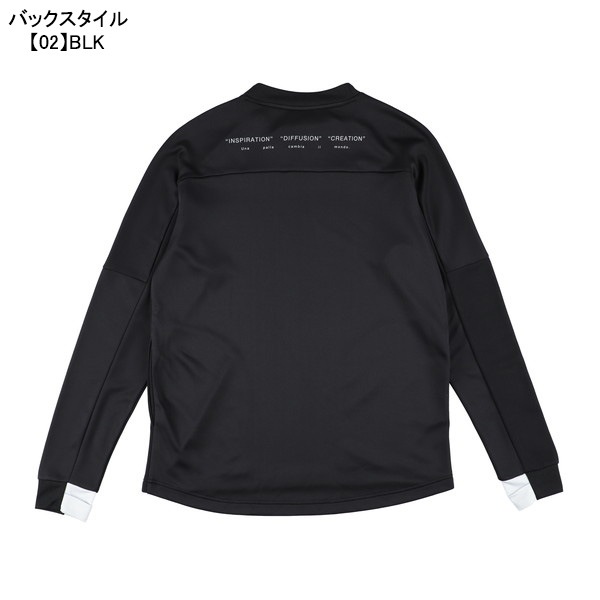 【ネコポス送料無料】 スパッツィオ Spazio 脇パネルミッドトレーニングトップ GE-1129 サッカー フットサル トレーニングウェア メンズ