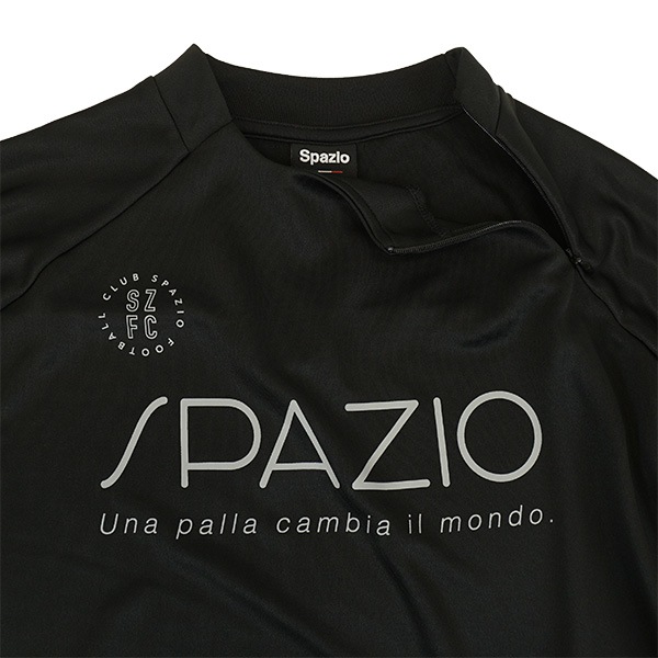 【ネコポス送料無料】 スパッツィオ Spazio 脇パネルミッドトレーニングトップ GE-1129 サッカー フットサル トレーニングウェア メンズ