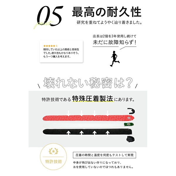 【ネコポス送料無料】 ハッピージョイント HAPPY JOINT 充電式 ランマーカー チャージ BN0001D05 ライト ジョギング ナイトラン ブルー