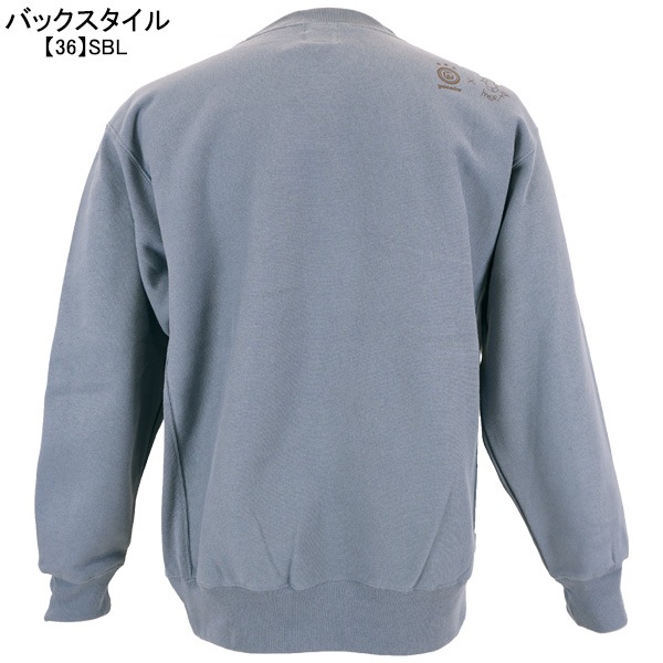 ゴレアドール goleador 裏起毛 MORI ARTWORKS コラボ SAUNA スウェット クルーネック GM-001 カジュアル トレーナー メンズ