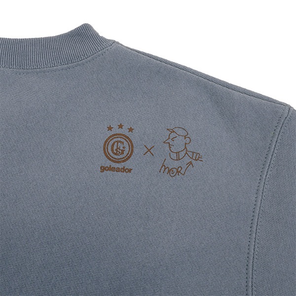 ゴレアドール goleador 裏起毛 MORI ARTWORKS コラボ SAUNA スウェット クルーネック GM-001 カジュアル トレーナー メンズ