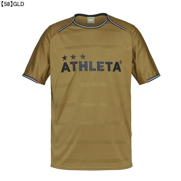 【ネコポス送料無料】【ジュニア】 アスレタ ATHLETA プラクティスシャツ 2S 02366J プラシャツ 半袖 練習着 ボーダー 子供用