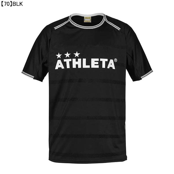【ネコポス送料無料】【ジュニア】 アスレタ ATHLETA プラクティスシャツ 2S 02366J プラシャツ 半袖 練習着 ボーダー 子供用