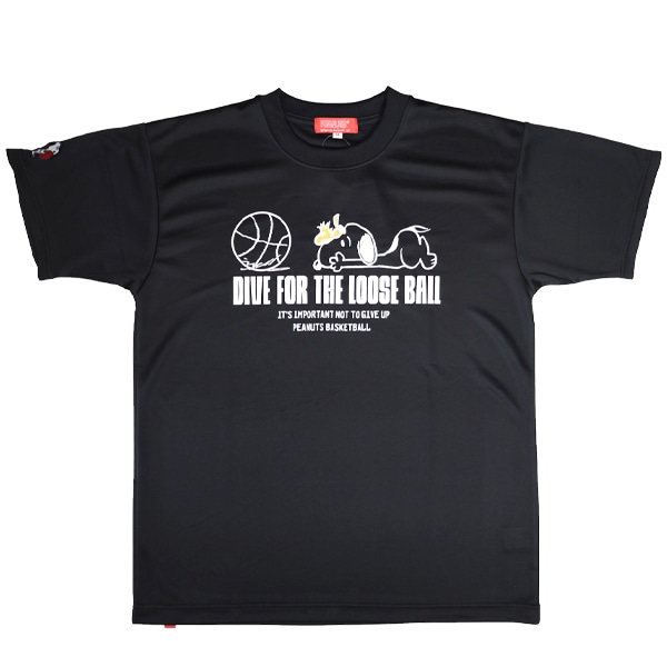 【ネコポス送料無料】【即出荷】オンザコート On the court バスケット Tシャツ バスケ半袖Tシャツ メンズ レディース ピーナッツ PEANUTS スヌーピー 中学 高校 PNU-1504