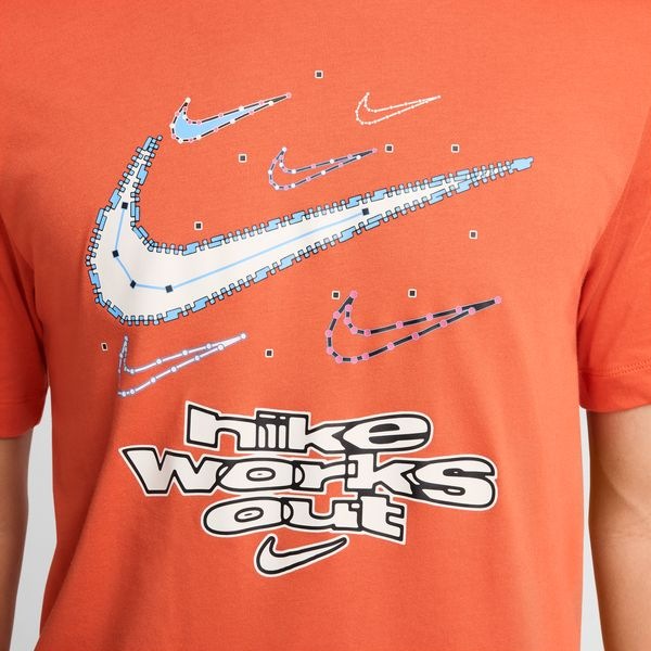 【ネコポス送料無料】ナイキ NIKE メンズ Tシャツ AS M NK メンポリ24SU FV8373-809 半袖 スポーツウェア カジュアルウェア レッド