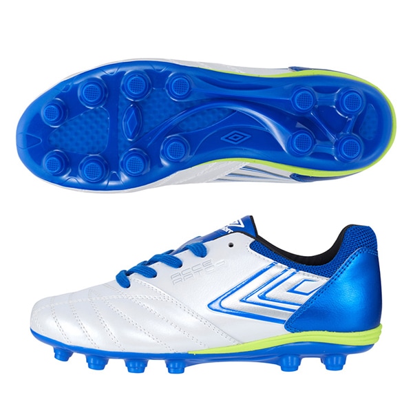 UMBRO - ☆新品未使用☆アクセレイター アンブロスパイクサッカースパイク アンブロ サッカースパイク アクセレイター HG ホワイト ブルー