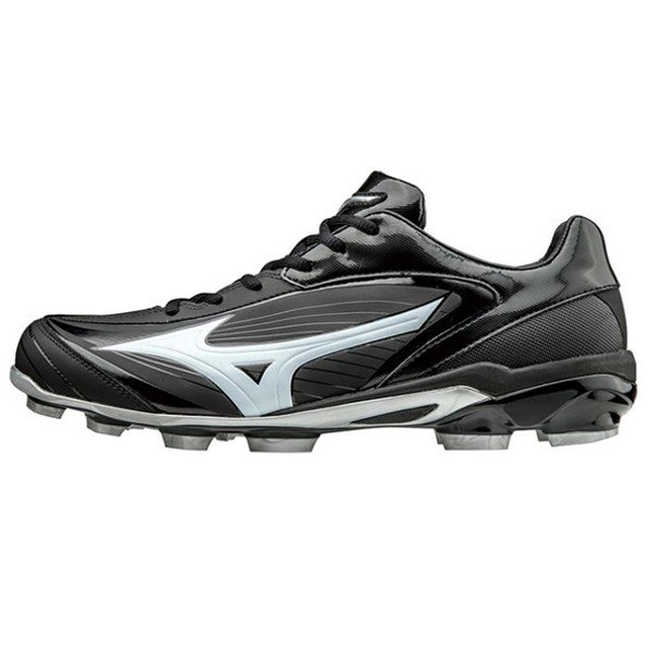 【セール】ミズノ mizuno セレクトナイン 11GP172010 野球 ポイントスパイク 練習 部活 3E幅 幅広 11GP1720-10 ブラック ホワイト 黒 白 特価