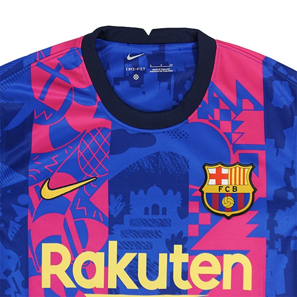 サッカーのFCバルセロナ FCB 2021-22 サード レプリカ