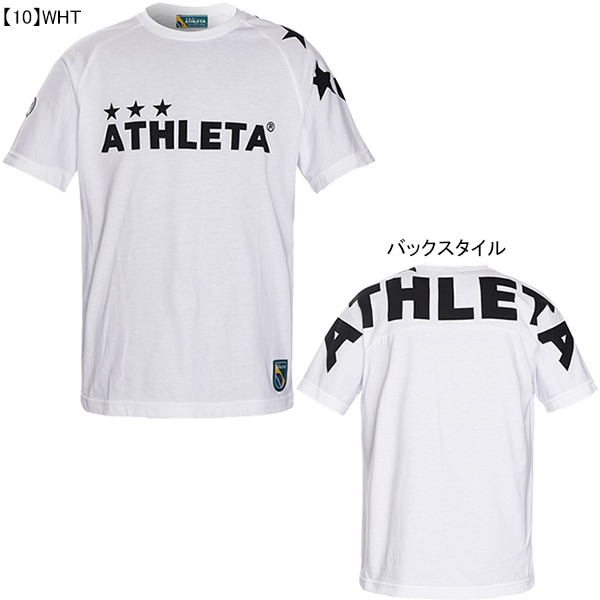 【ネコポス送料無料】 アスレタ ATHLETA ビッグロゴ Tシャツ 03351 プラクティスシャツ 半袖 練習着 メンズ