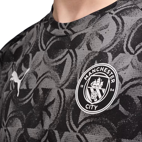 PUMA製マンチェスターシティプラクティスシャツ　メンズL タグ付新品未使用 プーマ マンチェスター シティFC 2023-24 プレマッチ シャツ