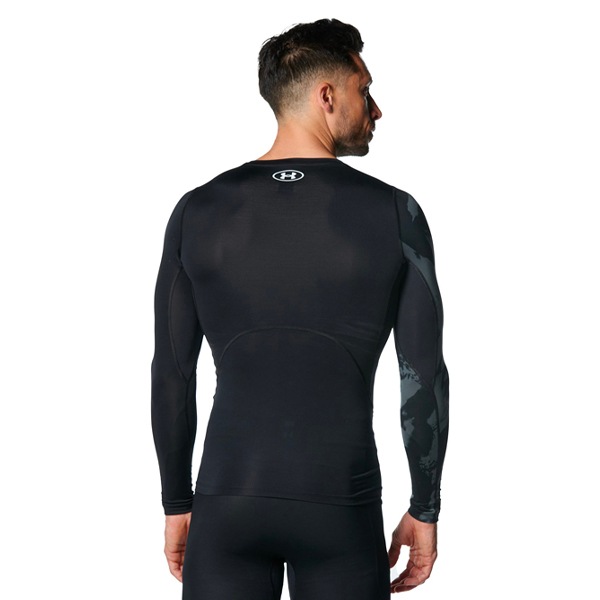 アンダーアーマー UNDER ARMOUR UAヒートギアアーマー コンプレッション ノベルティ ロングスリーブ シャツ 吸汗速乾 伸縮性 メッシュ素材 UPF50 1381355