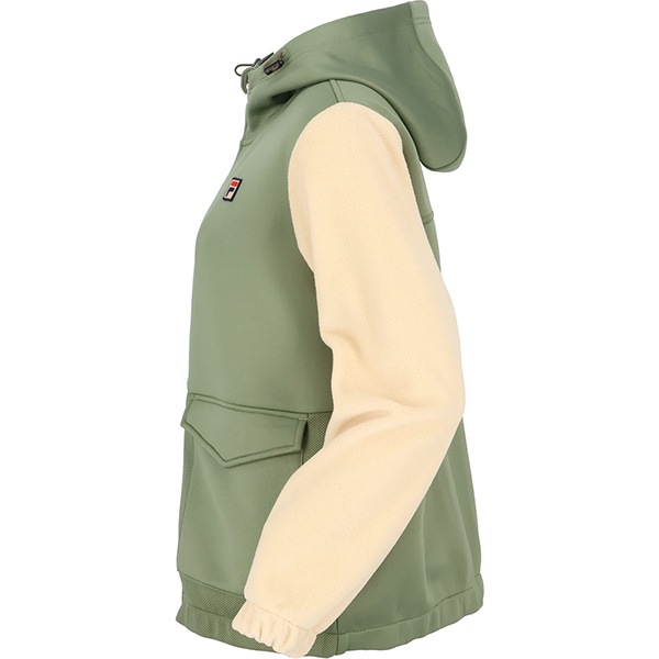 FILA - FILA フィラ テニスウェア プルパーカー VM5600グリーン メンズM新品 FILA - FILA フィラ テニスウェア プルパーカー VM5600グリーン