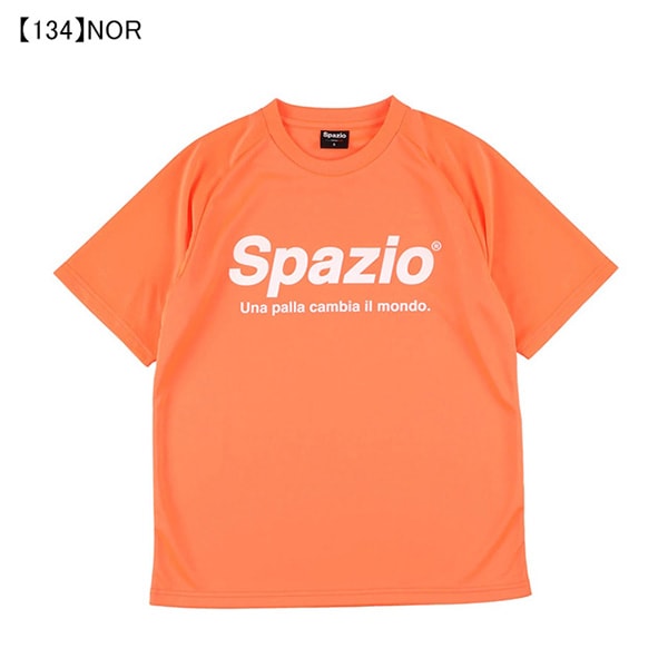 【ネコポス送料無料】スパッツィオ SPAZIO 全胸ロゴ プラシャツ GE-0781 プラクティスシャツ Tシャツ 練習着 メンズ