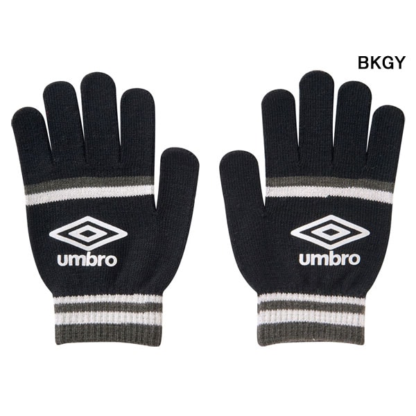 【ジュニア】 アンブロ UMBRO Jr. マジック ニットグローブ 手袋 UUDUJD55 練習 試合 ジョギング 防寒 子供用