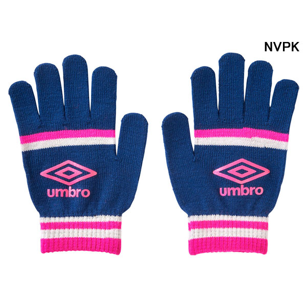 【ジュニア】 アンブロ UMBRO Jr. マジック ニットグローブ 手袋 UUDUJD55 練習 試合 ジョギング 防寒 子供用