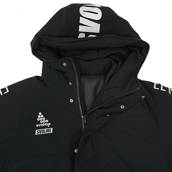 スボルメ svolme ウィンドブレーカー　中綿入り SVOLME スボルメ 中綿ウォーマートップ（ブラック） 18-03604