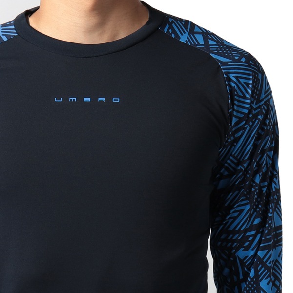 アンブロ　パルマ　プラクティスシャツ UF5SHS50J_BL00_01.jpg