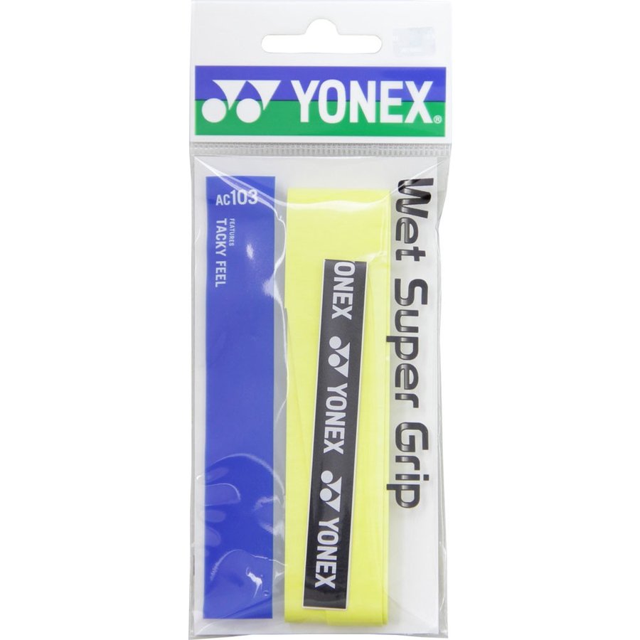 ヨネックス YONEX ウェット スーパーグリップ AC103 004 イエロー Y