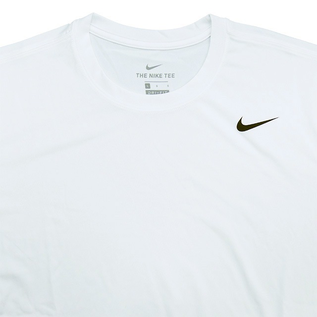 ナイキ NIKE DRI-FIT レジェンド L/S Tシャツ 718838-100 プラシャツ Tシャツ 練習着 長袖 吸汗速乾 ホワイト 白