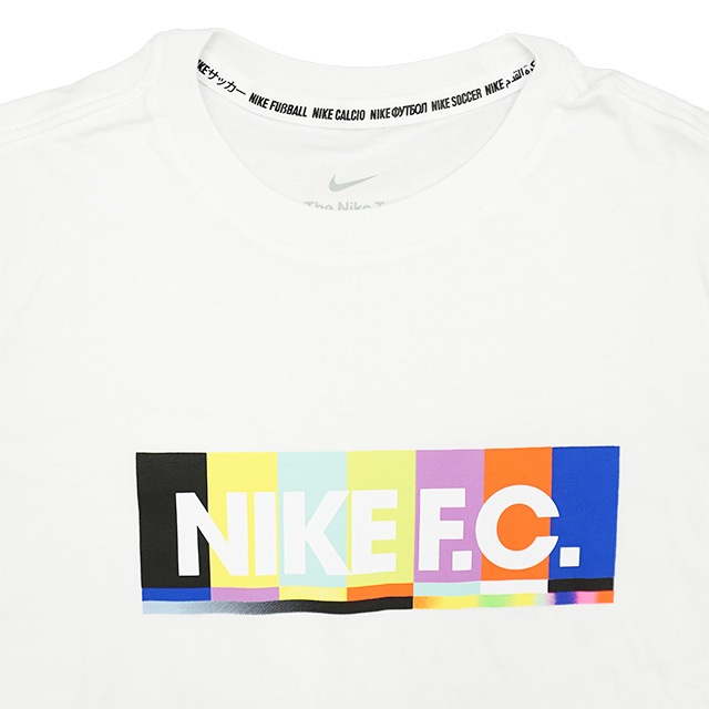 ナイキ NIKE F.C. サッカーTシャツ DA7764-100 半袖 ナイキエフシー FC ホワイト 白