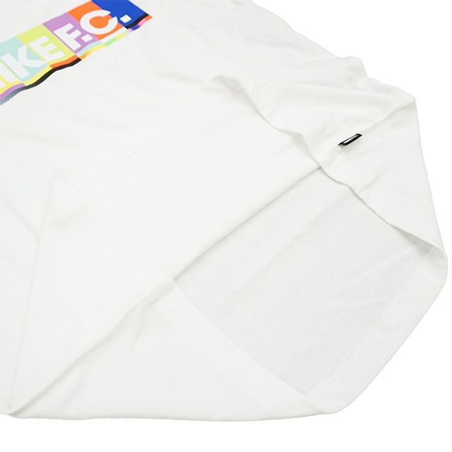 ナイキ NIKE F.C. サッカーTシャツ DA7764-100 半袖 ナイキエフシー FC ホワイト 白