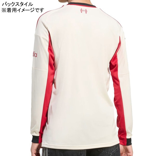 リバプール 25-26 アウェイ レプリカ 長袖 ユニフォーム Lサイズ リバプール25-26レプリカアウェイユニフォーム長袖 7番CL仕様 L