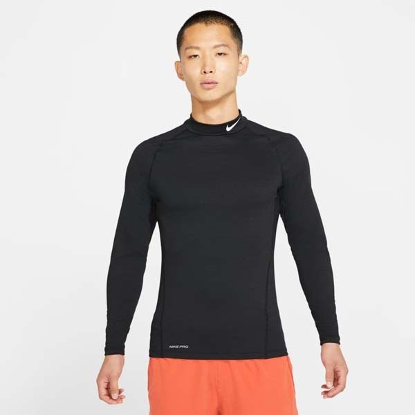 【ネコポス送料無料】ナイキ NIKE ナイキプロ NIKE PRO モックネック タイトトップ CU4971-010 メンズ インナーシャツ アンダーウェア