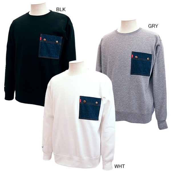 ボブソン bobson 裏起毛 スウェットシャツ ポケット付き BSP-04 トレーナー 長袖 カジュアル フタバスポーツ別注