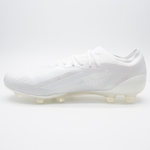 adidas 24 エックス クレイジーファスト+1 サッカー スパイク 白 adidas 24 エックス クレイジーファスト+1 サッカー スパイク 白
