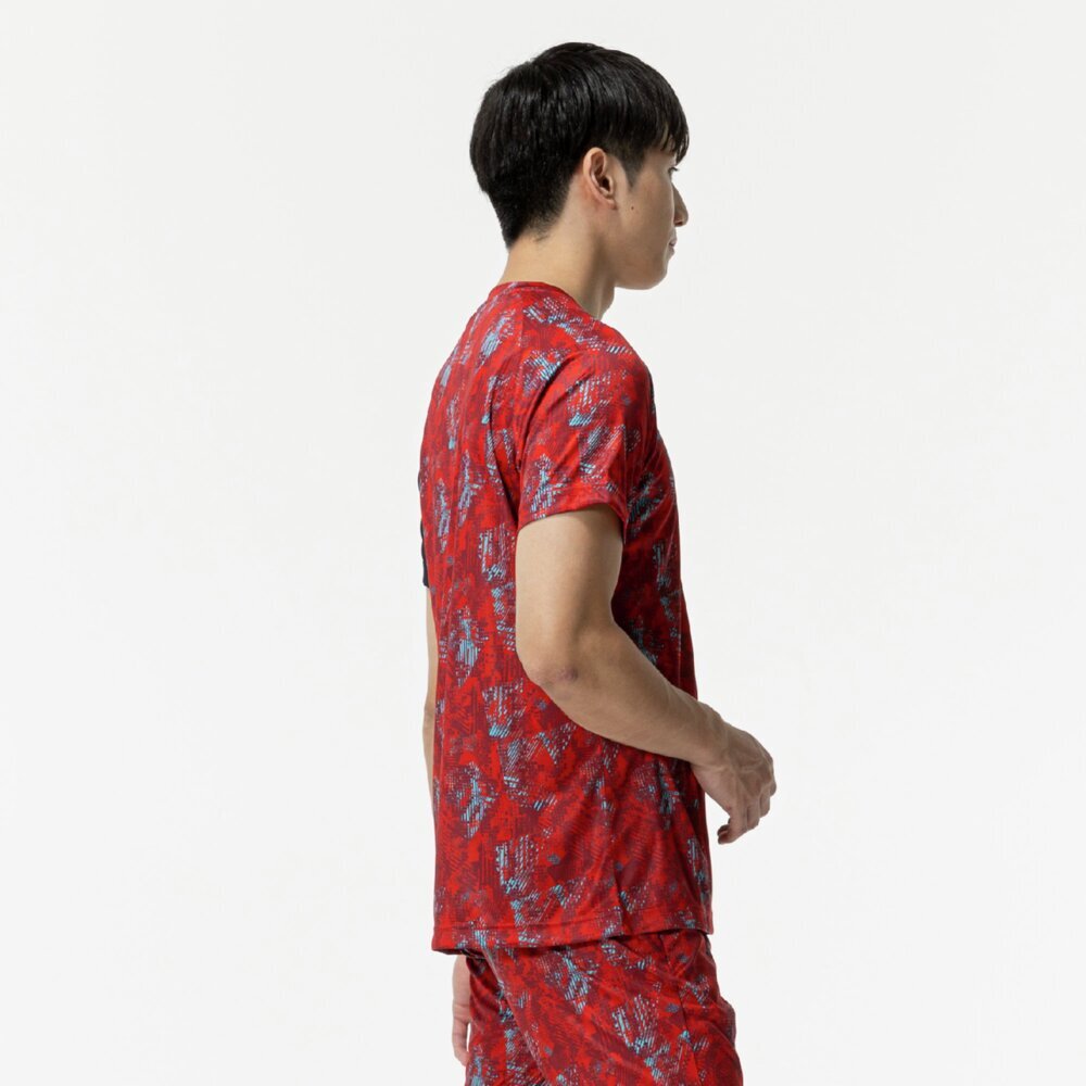 【ネコポス送料無料】ミズノ 野球 メンズ レディース グラフィック Tシャツ ベースボールシャツ 半袖 丸首 練習 12JACT5762