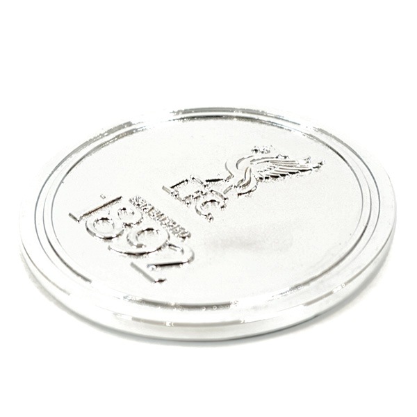 リバプール オフィシャル  合金 カー バッジ LIV_ALLOYCARBADGE 6×6cm 亜鉛製 シール サポーターグッズ