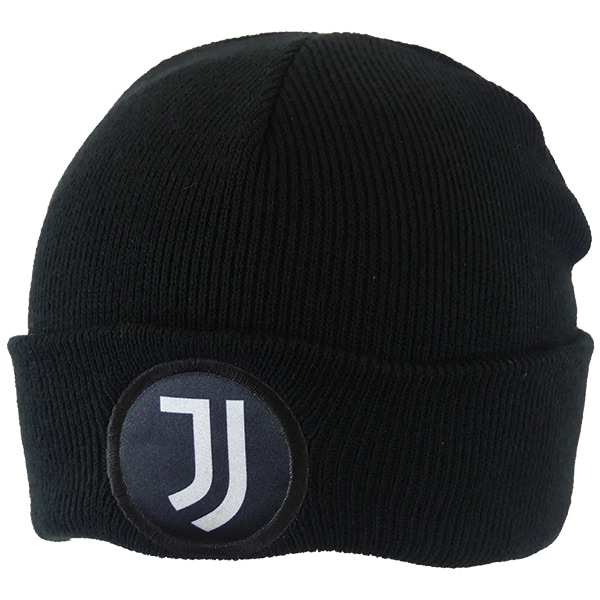 ユベントス オフィシャル JUVダブルニットキャップ JUV35902 アクリル ニット帽 防寒 サポーターグッズ ブラック