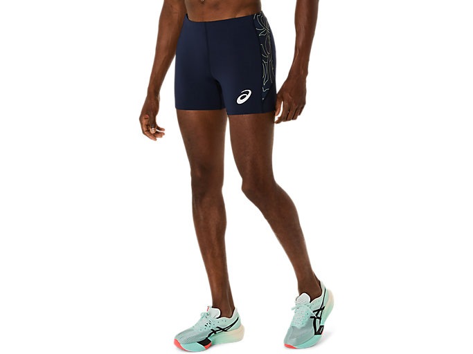asics アシックス メンズ ランニング タイツ グラフィック ショートタイツ インナータイツ 2091A744