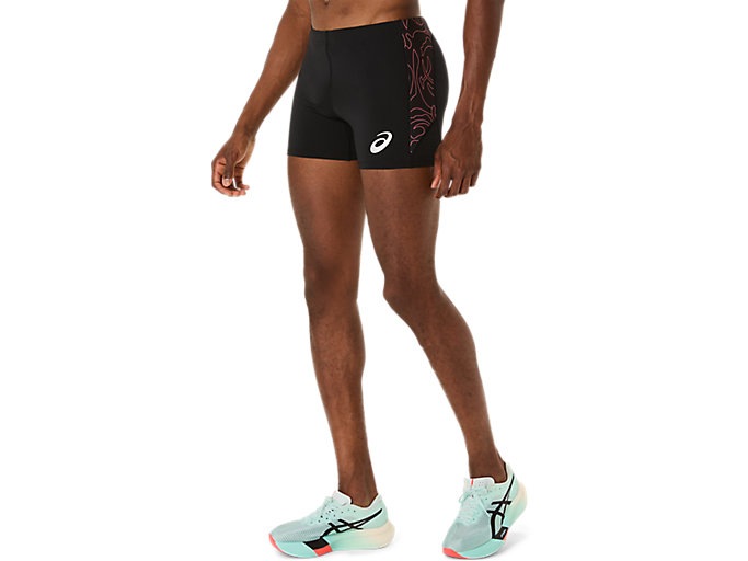 asics アシックス メンズ ランニング タイツ グラフィック ショートタイツ インナータイツ 2091A744