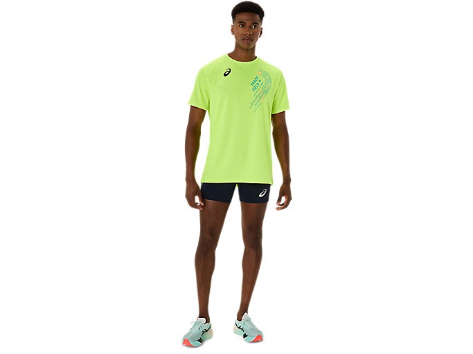 asics アシックス メンズ ランニング タイツ グラフィック ショートタイツ インナータイツ 2091A744
